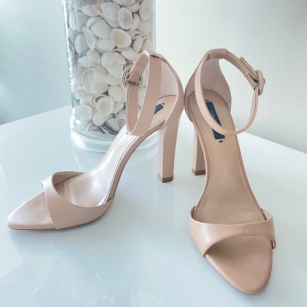 Zara high-heeled strappy sandal
